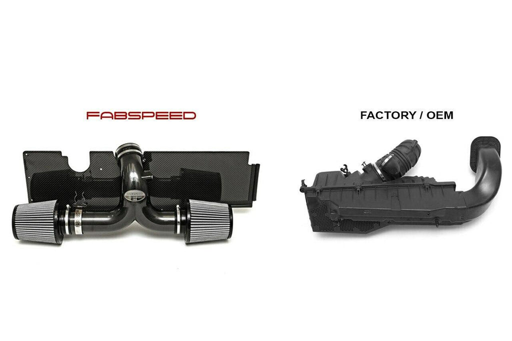 Fabspeed Porsche 996 Carrera Carbon Fiber Competition Air Intake System (2000-2004)