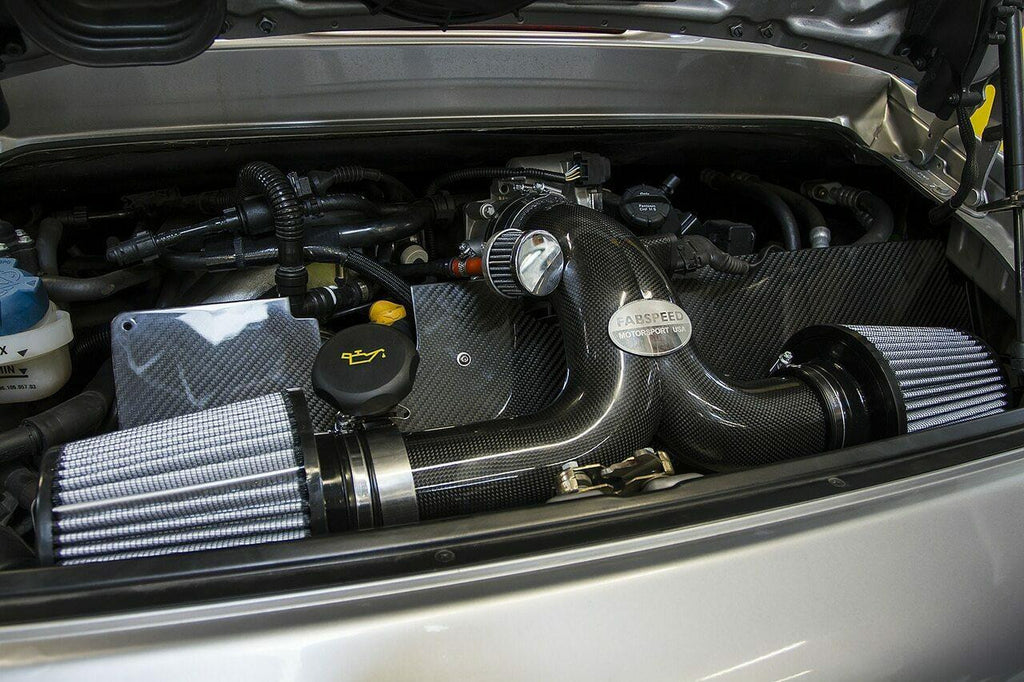 Fabspeed Porsche 996 Carrera Carbon Fiber Competition Air Intake System (2000-2004)