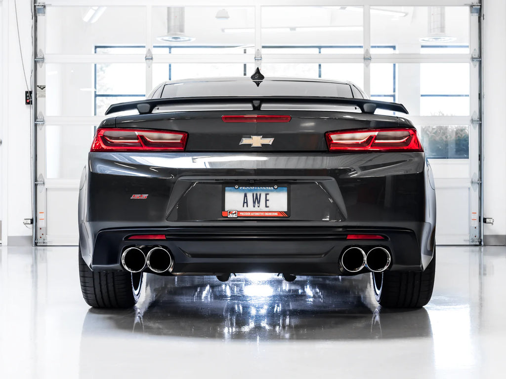 AWE Tuning 16-23 Chevrolet Camaro SS Axleback Exhaust - Touring Edition (Quad Tips)