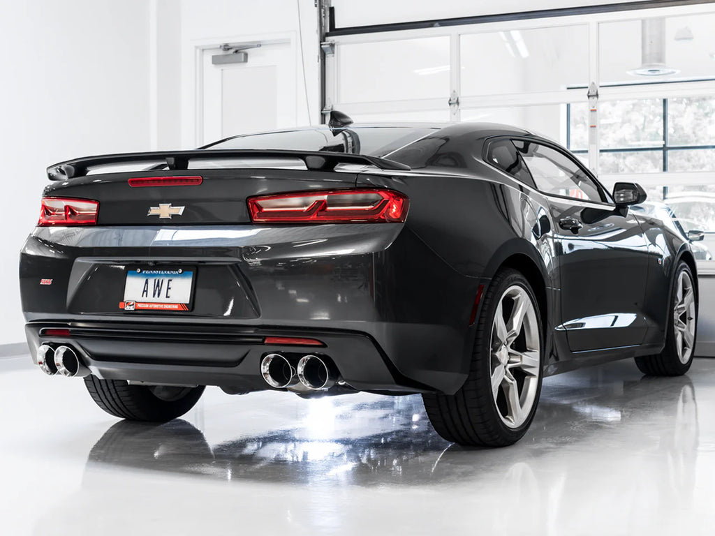 AWE Tuning 16-23 Chevrolet Camaro SS Axleback Exhaust - Touring Edition (Quad Tips)