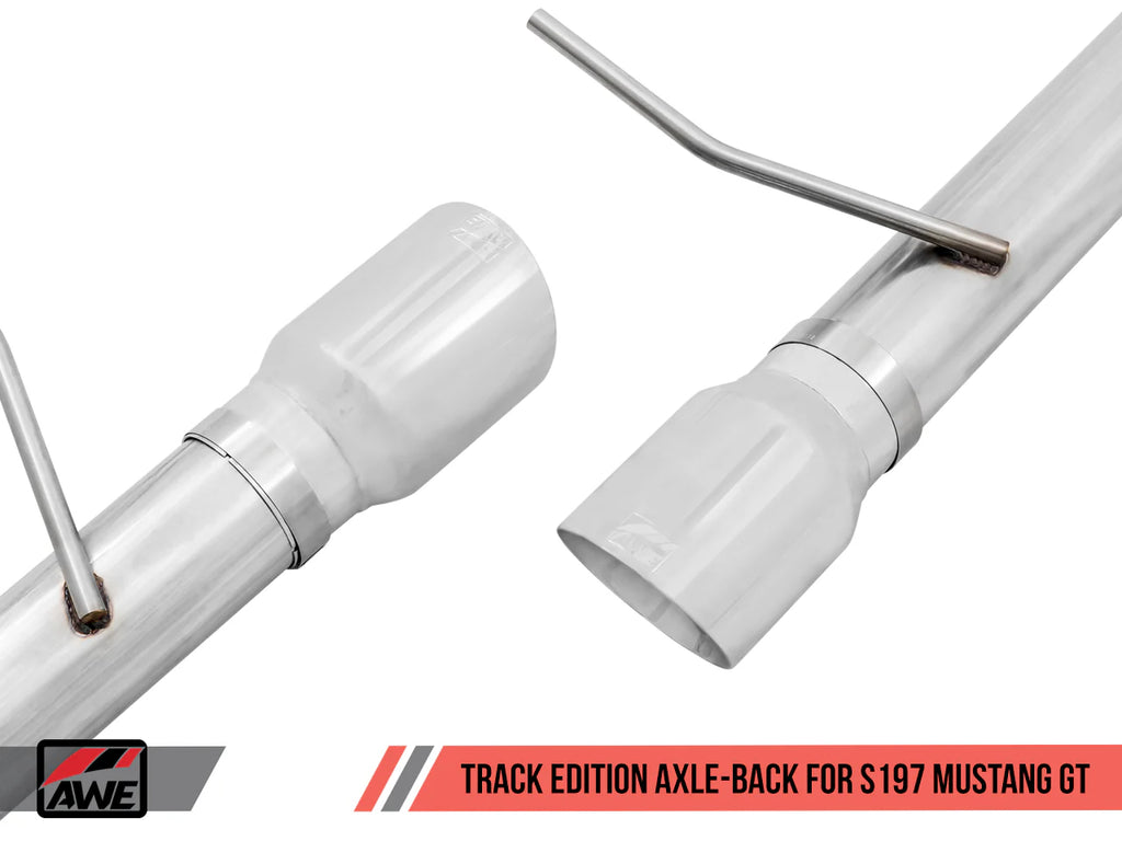 AWE Tuning S197 Mustang GT Axle-back Exhaust - Track Edition