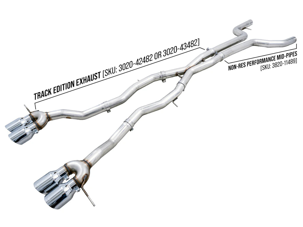 AWE BMW G8X M3/M4 Track Edition Catback Exhaust