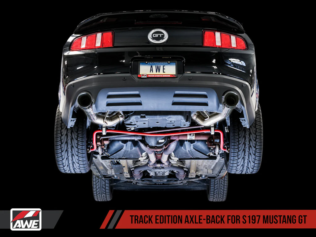 AWE Tuning S197 Mustang GT Axle-back Exhaust - Track Edition