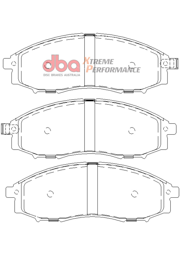 DBA 00-04 Nissan Xterra XP650 Front Brake Pads