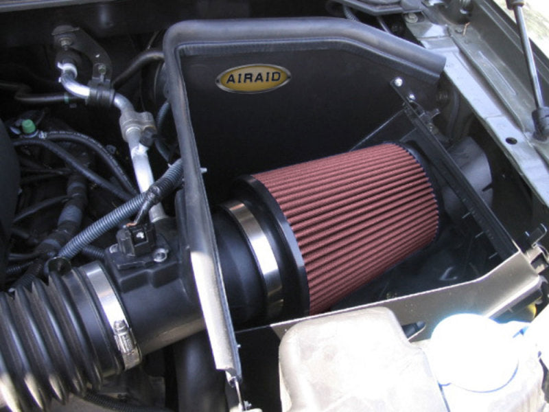 Airaid 04-13 Nissan Titan/Armada 5.6L CAD Intake System w/o Tube (Dry / Red Media)