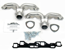 Load image into Gallery viewer, JBA 57-74 Chevrolet Corvette 265-400 SBC 1-5/8in Primary Silver Ctd Tight Tuck Header