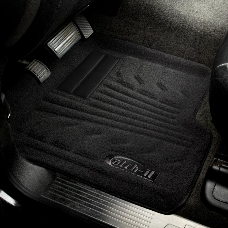 Lund 04-06 Toyota Tundra CrewMax Catch-It Carpet Front Floor Liner - Black (2 Pc.)