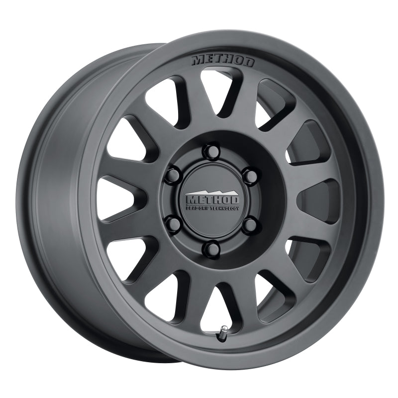 Method MR704 17x8.5 0mm Offset 8x180 130.81mm CB Matte Black Wheel