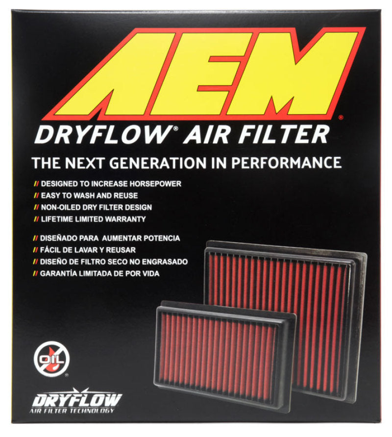 AEM 05-10 Chevrolet Cobalt/07-09 Pontiac G5 Dryflow Panel Air Filter