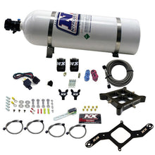 Load image into Gallery viewer, Nitrous Express 4150 Billet Crossbar Stage 6 Nitrous Kit (50-300HP) w/15lb Bottle