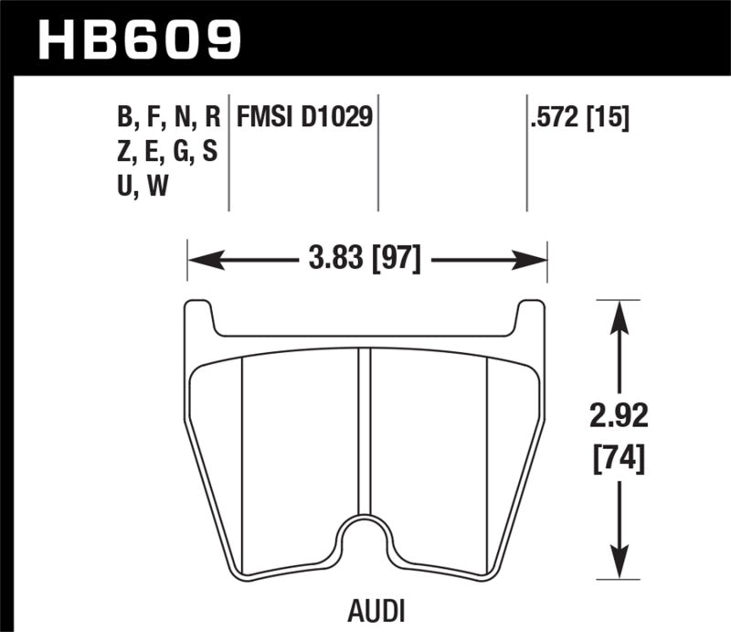 Hawk 08-15 Audi R8/Lamborghini Gallardo DTC-70 Race Front Brake Pads