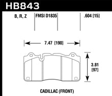 Load image into Gallery viewer, Hawk 2018 Chevrolet Camaro ZL1/Cadillac CTS-V HPS 5.0 Front Brake Pads