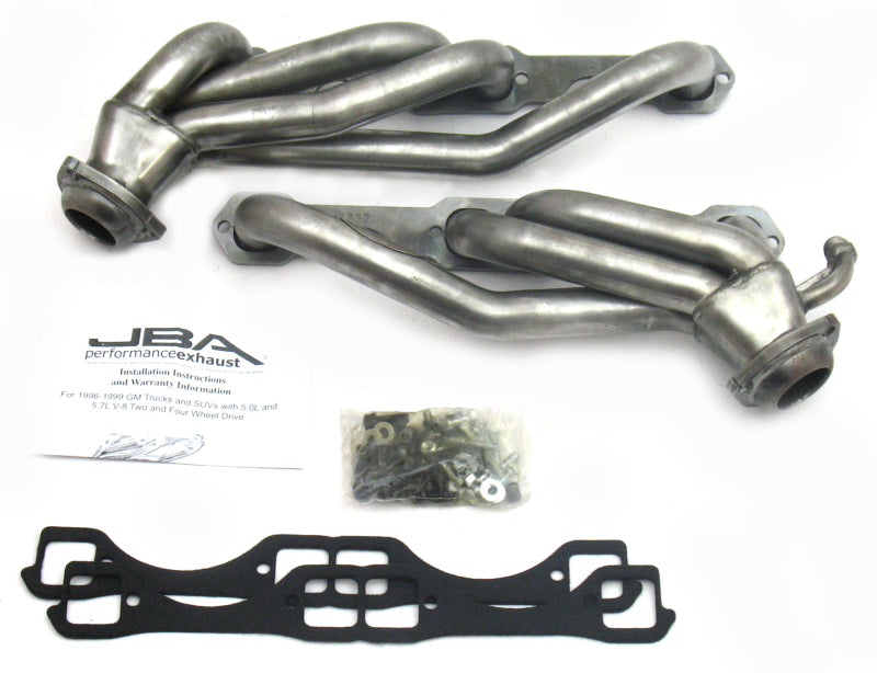 JBA 96-00 GM Truck 5.0L/5.7L SBC w/o A.I.R. 1-1/2in Primary Raw 409SS Cat4Ward Header