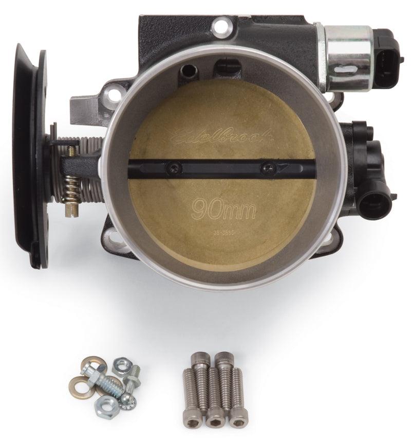 Edelbrock Throttle Body Victor Series 90mm for Competition EFI Black Finish