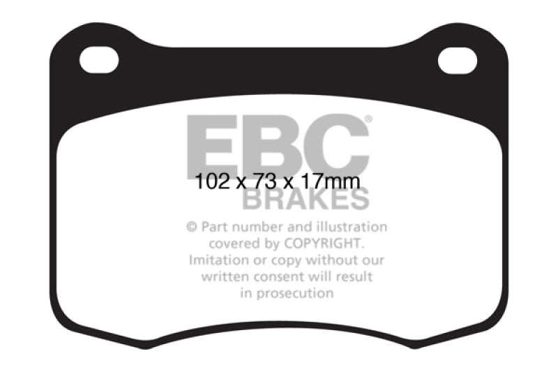 EBC 08+ Lexus IS-F Bluestuff Rear Brake Pads