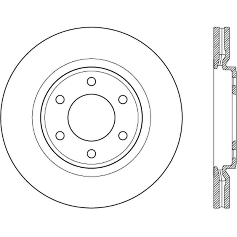 StopTech Slotted Sport Brake Rotor