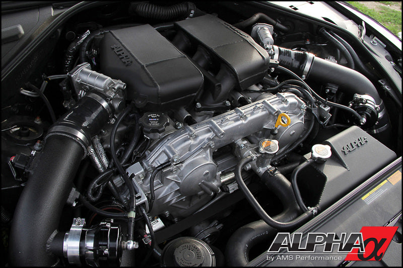 AMS Performance GT-R R35 Induction Kit w/Stock Turbos/TB / Alpha I/C/Carbon Manifold/TiAL Flanges