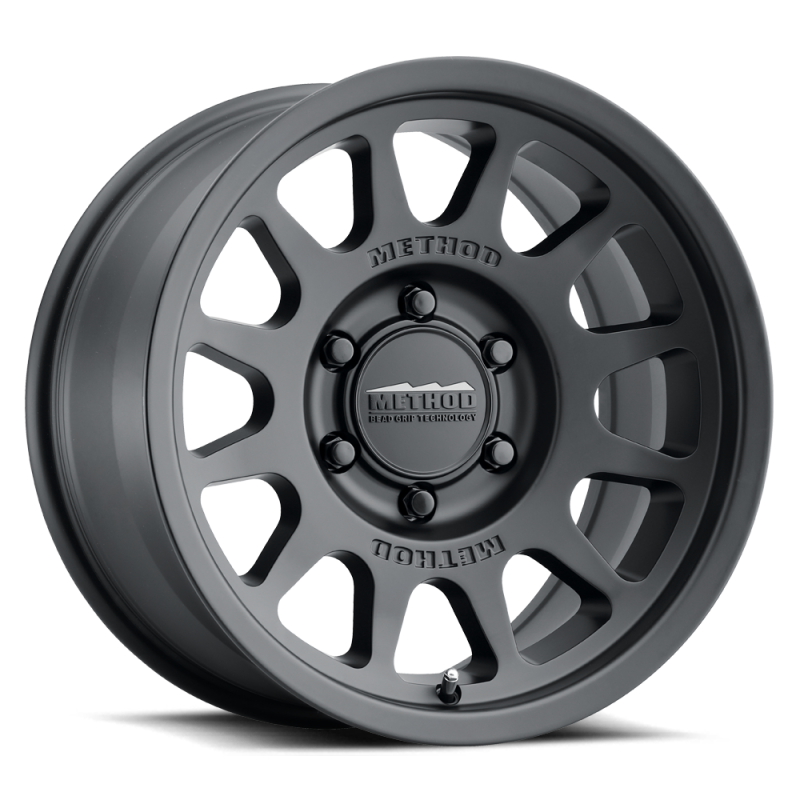 Method MR703 16x8 0mm Offset 6x120 67mm CB Matte Black Wheel