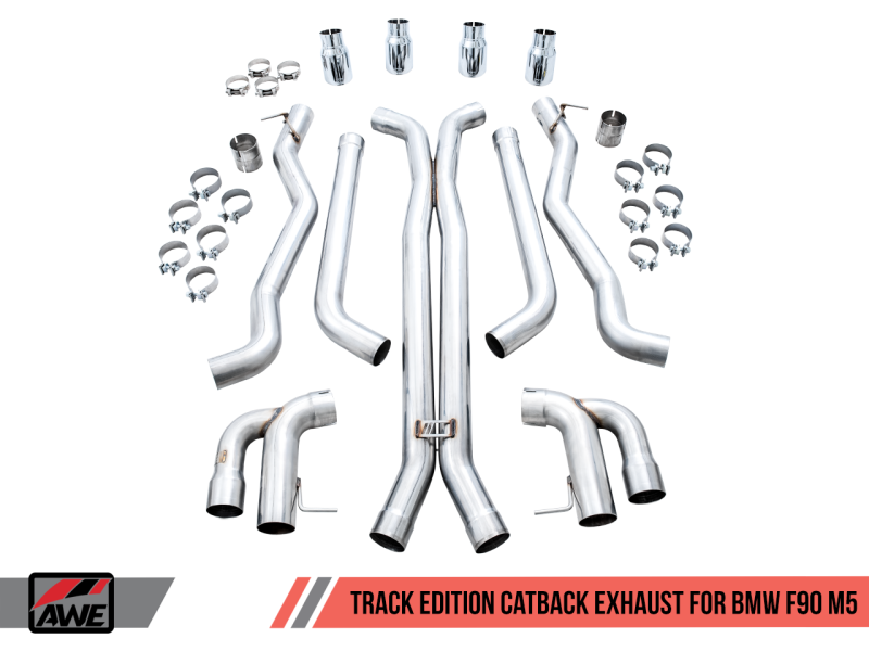 AWE Tuning BMW F90 M5 Catback Exhaust - Track Edition