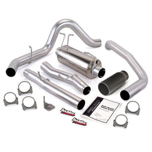 Load image into Gallery viewer, Banks Power 03-07 Ford 6.0L CCLB Monster Exhaust System - SS Single Exhaust w/ Black Tip