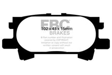 Load image into Gallery viewer, EBC 04-07 Lexus RX330 3.3 Yellowstuff Rear Brake Pads