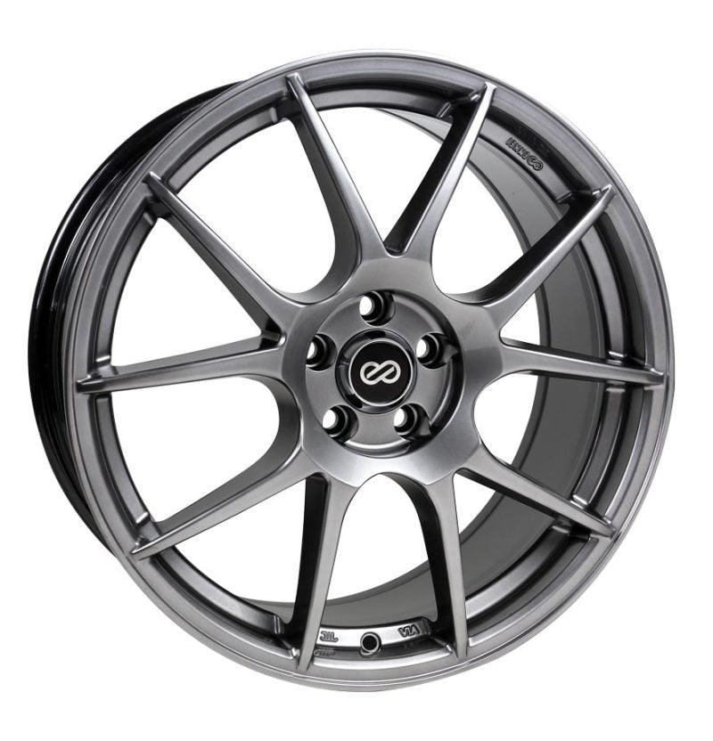 Enkei YS5 17x7.5 4x100 42mm Offset 72.6mm Bore Hyper Black Wheel