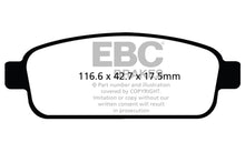 Load image into Gallery viewer, EBC 13+ Buick Encore 1.4 Turbo Redstuff Rear Brake Pads