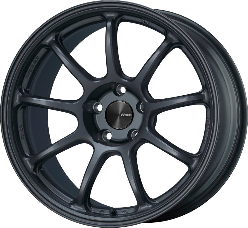 Enkei PF09 18x8 5x114.3 45mm Offset 75mm Bore Matte Gunmetal Wheel