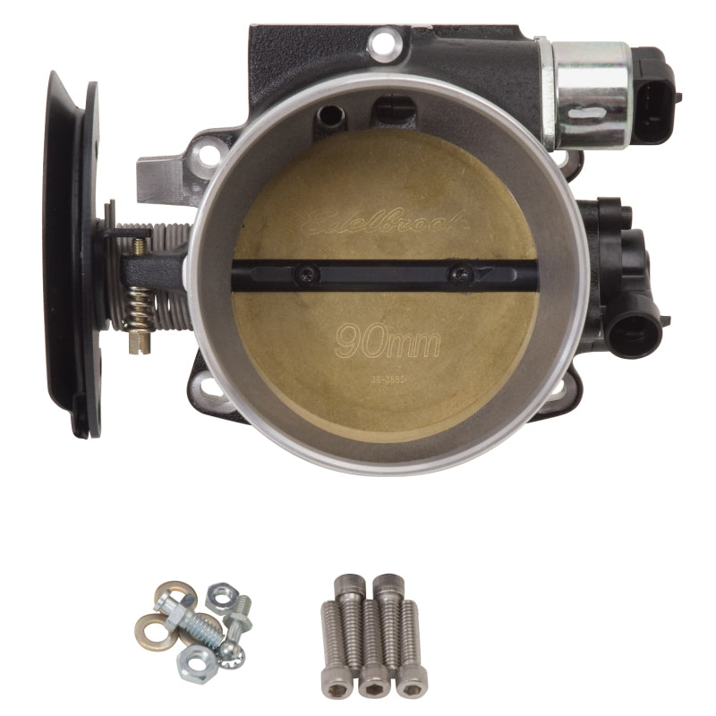 Edelbrock Throttle Body Victor Series 90mm for Competition EFI Black Finish