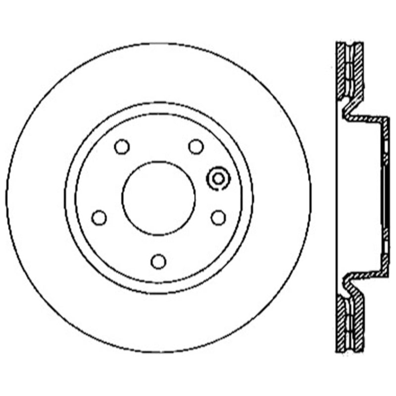 Centric 06-09 Land Rover Range Rover 4.2L V8 Supercharged Front Premium High Carbon Cryo Brake Rotor