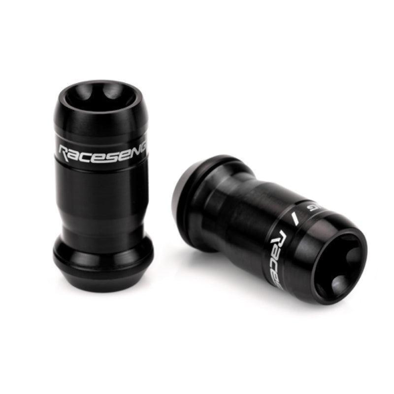 Raceseng TNR-1 Titanium Lug Nut Set - M12x1.5mm / R14 Floating Seat - Brushed Black