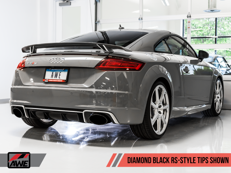 AWE Tuning 18-22 Audi TT RS 8S/MK3 SwitchPath Exhaust w/Diamond Black RS-Style Tips