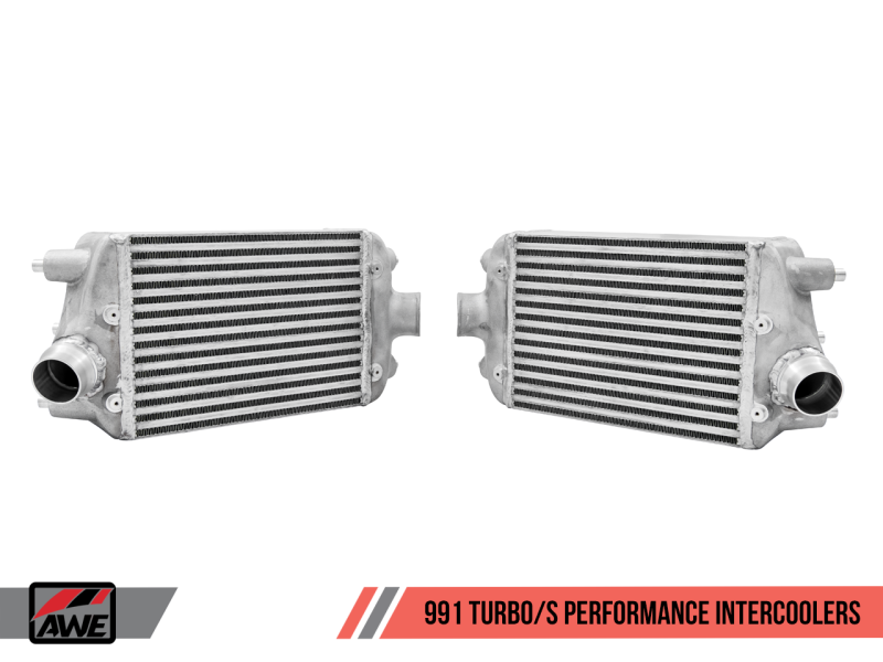 AWE Tuning Porsche 991 Turbo/Turbo S Performance Intercooler Kit