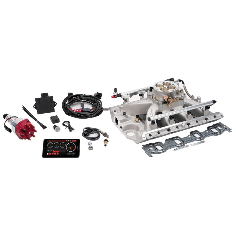 Edelbrock Pro Flo 4 EFI System Seq Port BB Ford 390-428ci 625 Max HP 35lb/hr Satin Finish