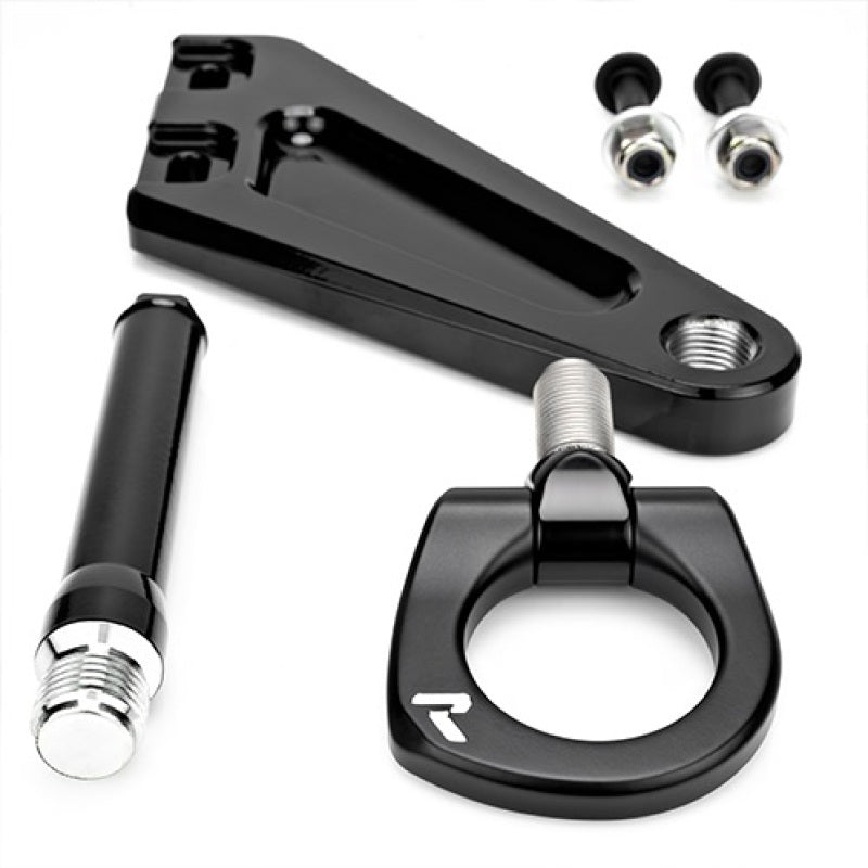 Raceseng 2015+ Ford Mustang GT/GT350/GT350R/V6 Tug Tow Hook (Front) - Black