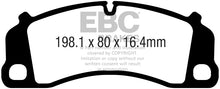 Load image into Gallery viewer, EBC Porsche 911/718 (Cast Iron Rotor) Yellowstuff Front Brake Pads