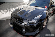 Load image into Gallery viewer, Seibon 09-12 Nissan GTR R35 GT-Style Carbon Fiber Hood