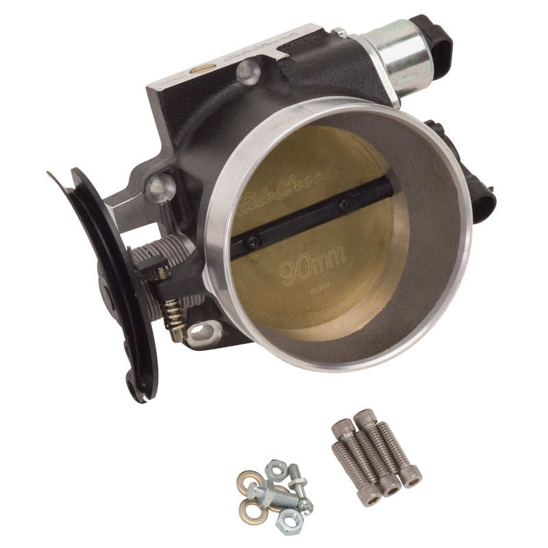 Edelbrock Throttle Body Victor Series 90mm for Competition EFI Black Finish