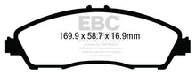 Load image into Gallery viewer, EBC 14+ Acura MDX 3.5 Yellowstuff Front Brake Pads