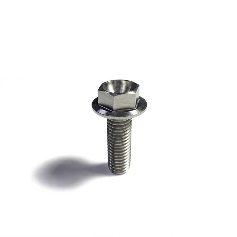 Ticon Industries Flanged 6 Point Hex Titanium Bolt M10x20x1.25TP 14mm