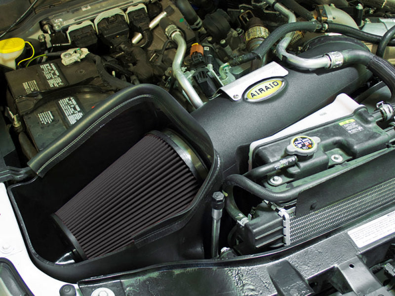 Airaid 11-14 Ford F-250/350/450/550 Super Duty 6.7L MXP Intake System w/ Tube (Dry / Black Media)