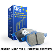 Load image into Gallery viewer, EBC 08-09 Jaguar XKR 4.2L Supercharged (Portfolio) Bluestuff Rear Brake Pads