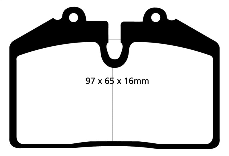 EBC 92-93 Porsche 911 (964) Redstuff Front Brake Pads