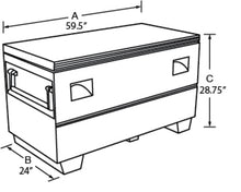 Load image into Gallery viewer, Lund Universal Steel Job Site Box/Chest - Yellow