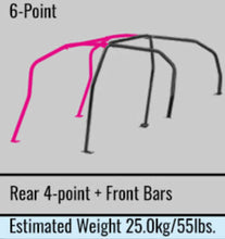 Load image into Gallery viewer, Cusco Chromoly Roll Cage 6 Point 4/5 Passenger Around Dash 05-07 Mitsubishi EVO 9 (S/O / No Cancel)