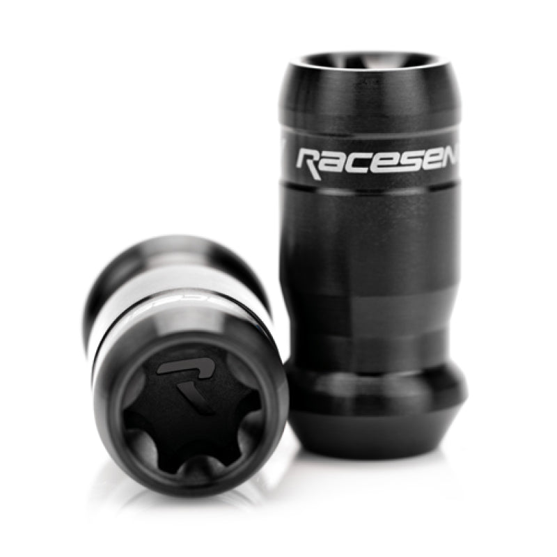 Raceseng TNR-1 Titanium Lug Nut (Single) - M12x1.25mm - Brushed Black