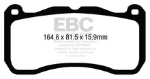 Load image into Gallery viewer, EBC 13-14 Ford Mustang, GT, Boss 302 &amp; GT500 Yellowstuff Front Brake Pads