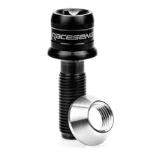 Load image into Gallery viewer, Raceseng TLR-1 Titanium Lug Bolt (Single) - M12x1.5mm / Conical 60 Deg. Floating Seat - Brushed Blk