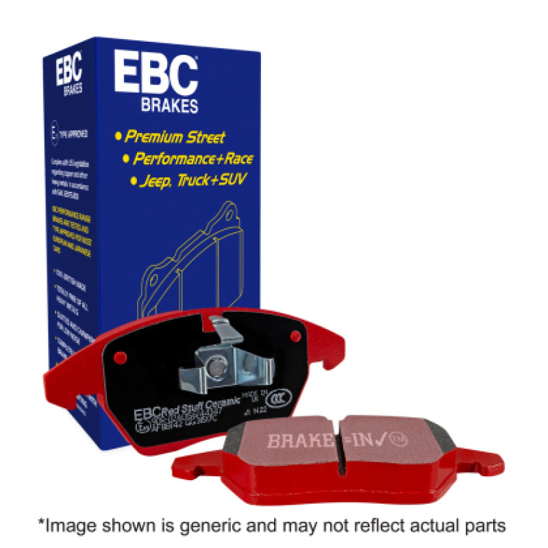 EBC 08-09 Saturn Astra 1.8L Redstuff Front Brake Pads