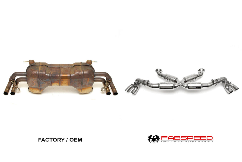 Fabspeed Audi R8 V8 Supersport X-Pipe Exhaust System (2013-2015)